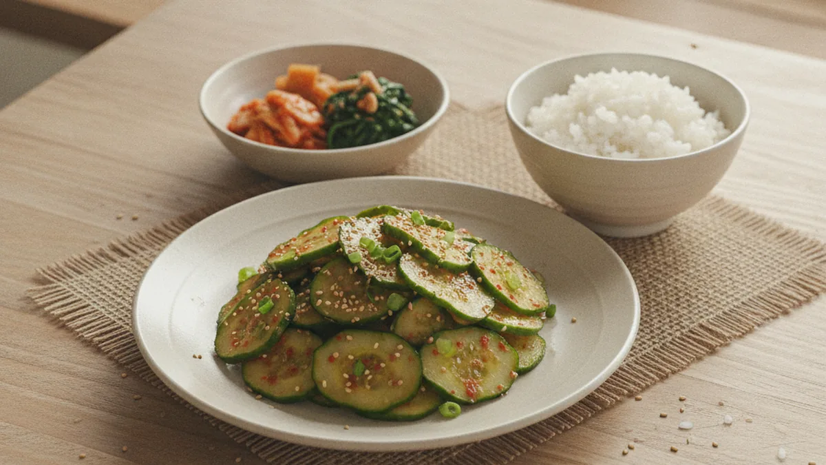 아삭한 오이로 즐기는 신선한 요리
